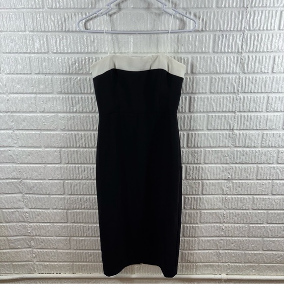 Amanda Uprichard x REVOLVE Kerry Midi Dress in Black and White Small - Picture 4 of 7